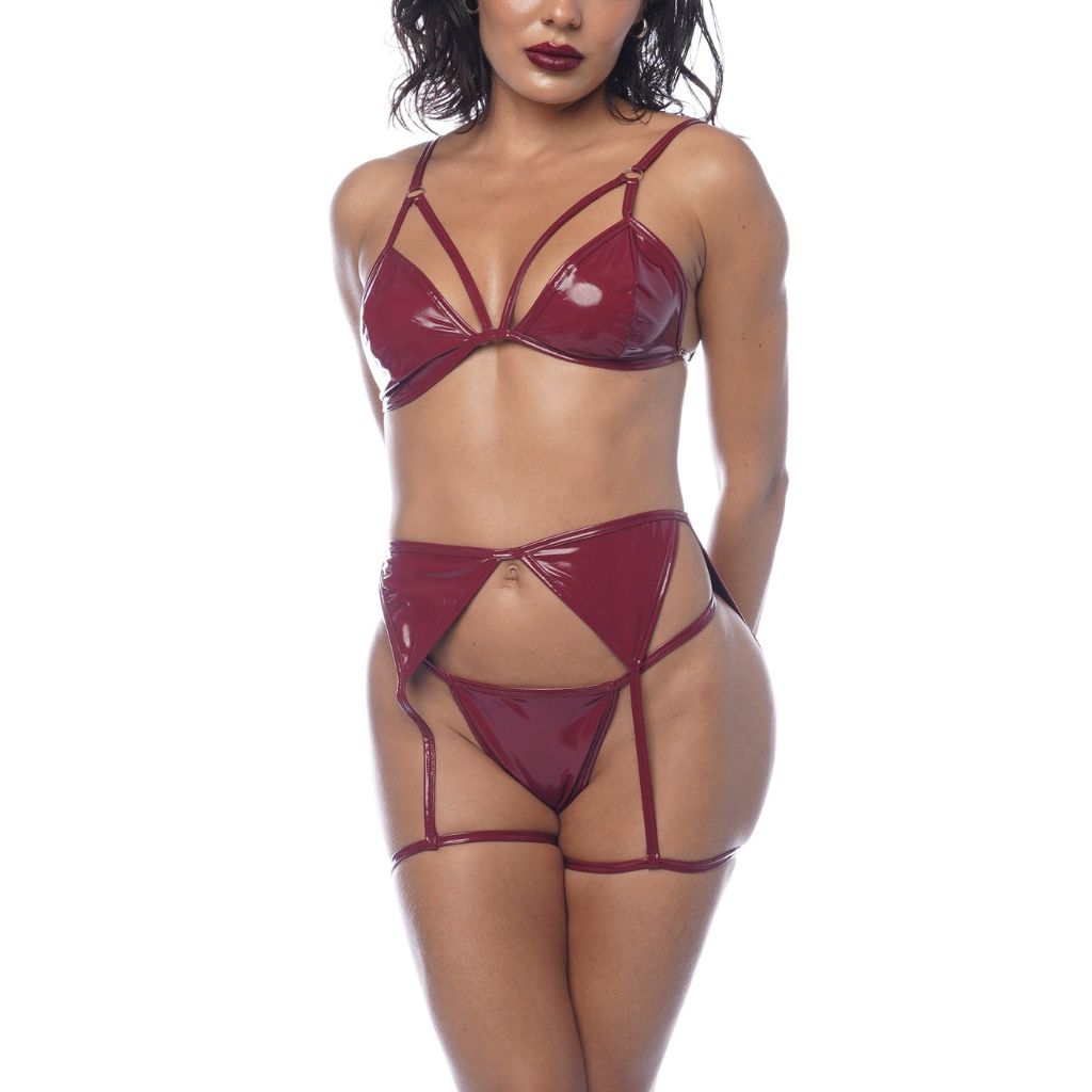 Conjunto Pasión Escarlata Lencería Mapalé 4