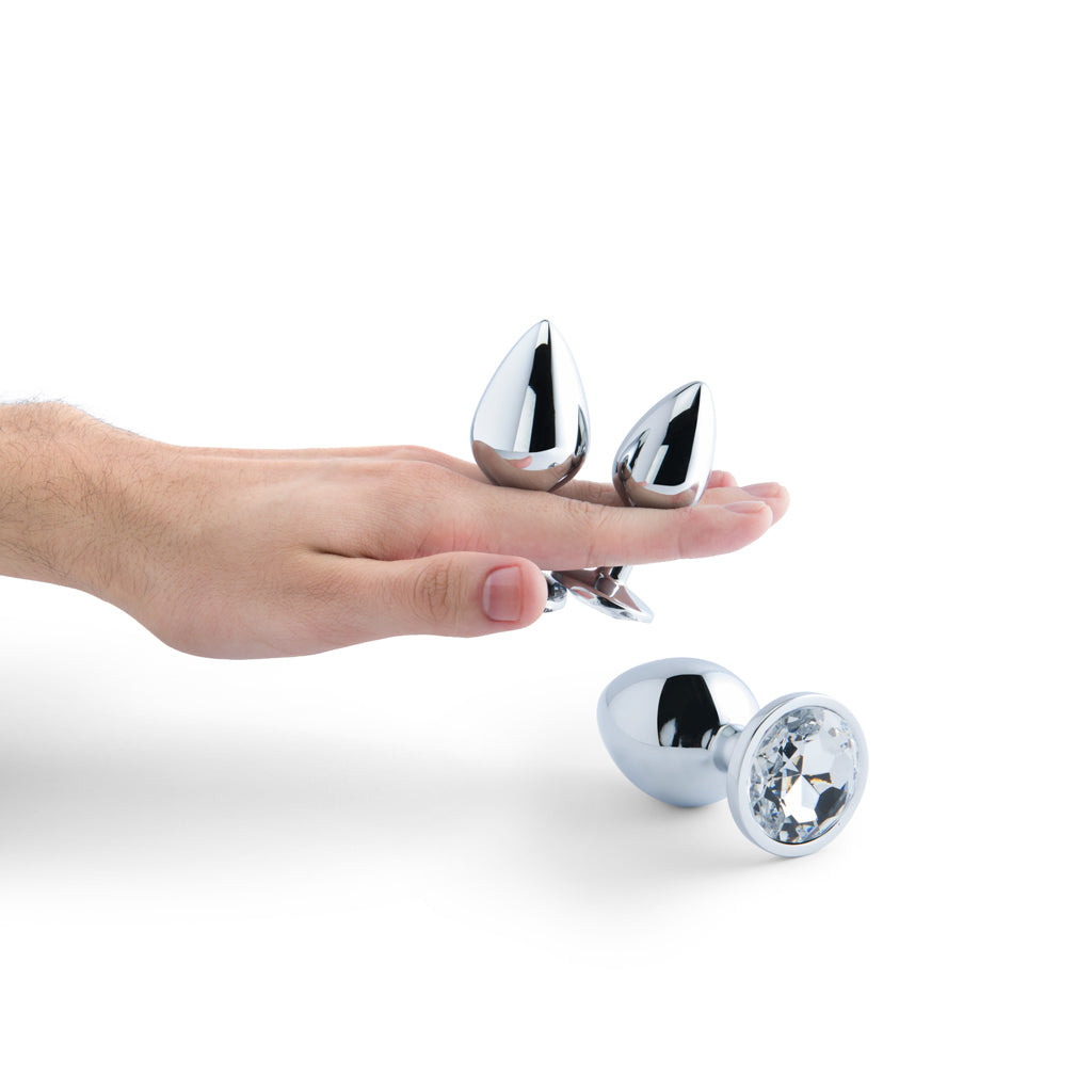 Kit de 3 plugs anales metlicos PimPamPum Metal | Sexo anal Platanomeln Mxico Kit de 3 plugs anales metlicos PimPamPum Metal | Sexo anal Platanomeln Mxico