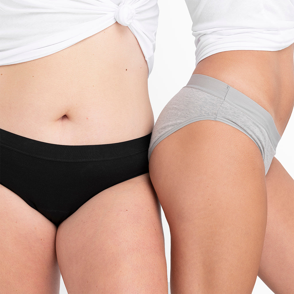 Calzones menstruales absorbentes para una menstruación segura y cómoda.