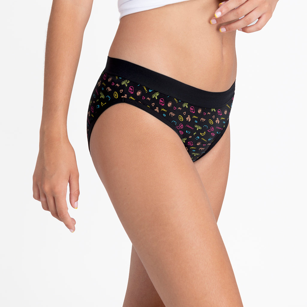 Kiwitas Sporty Lyona Calzones menstruales Platanomelón 1
