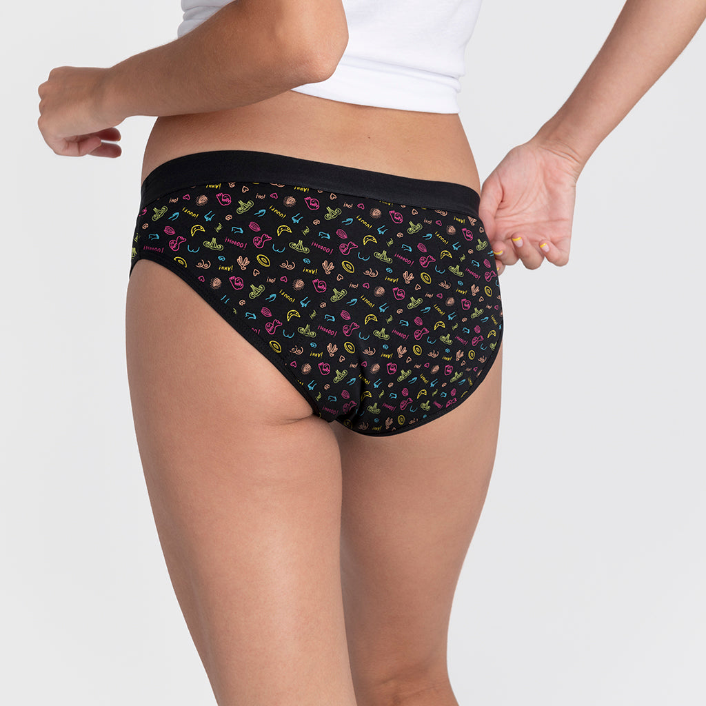 Kiwitas Sporty Lyona Calzones menstruales Platanomelón 3