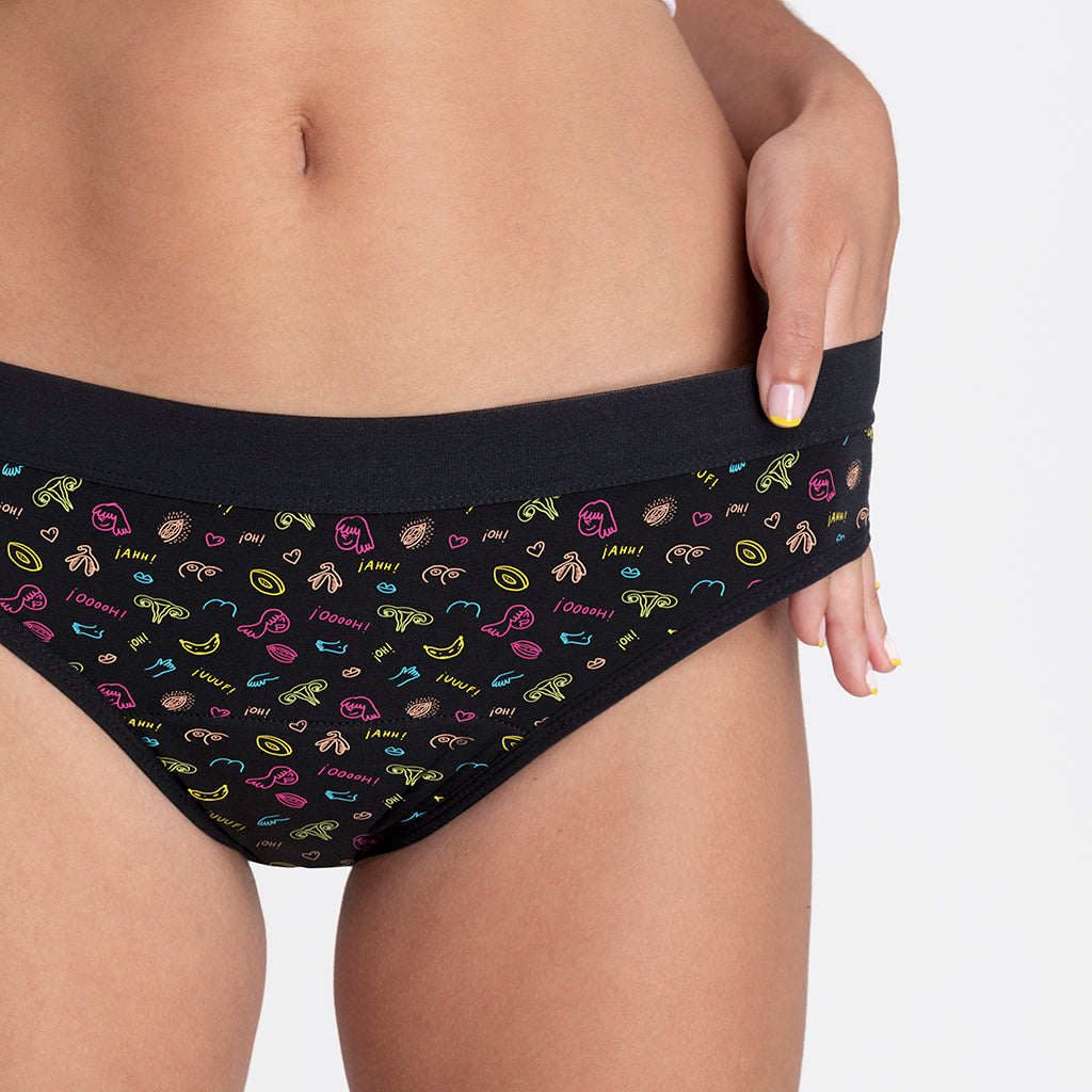 Kiwitas Sporty Lyona Calzones menstruales Platanomelón 6