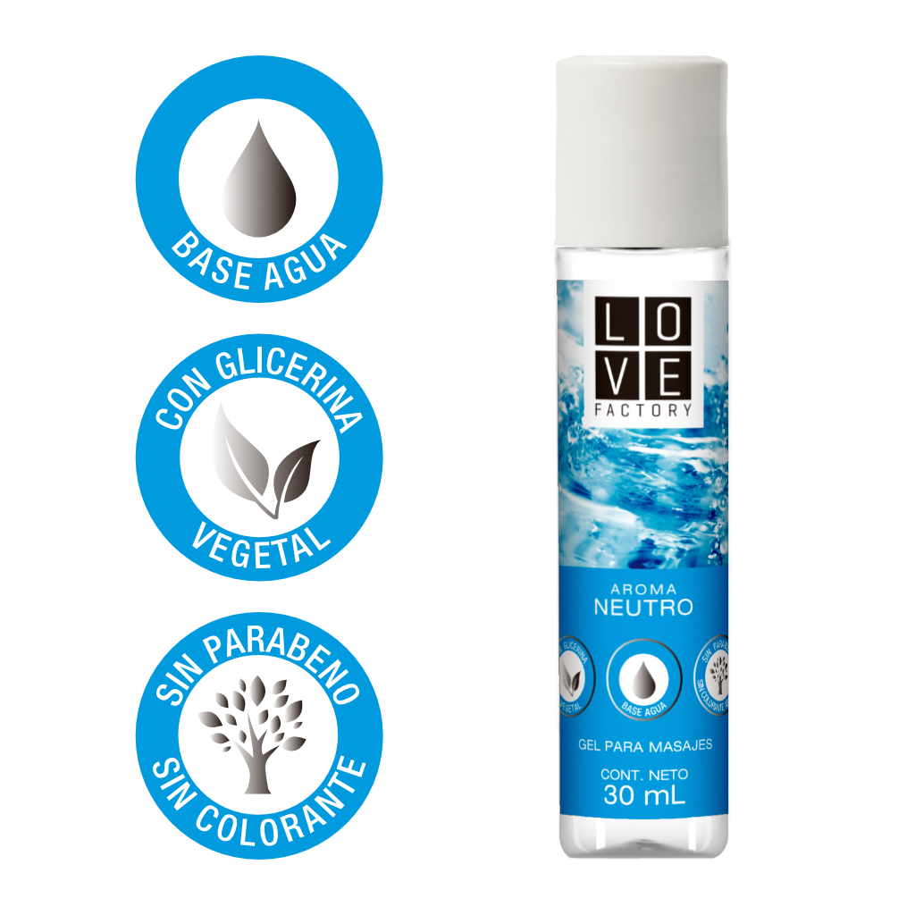Gel Love Factory Neutro Lubricante agua Love Factory 2